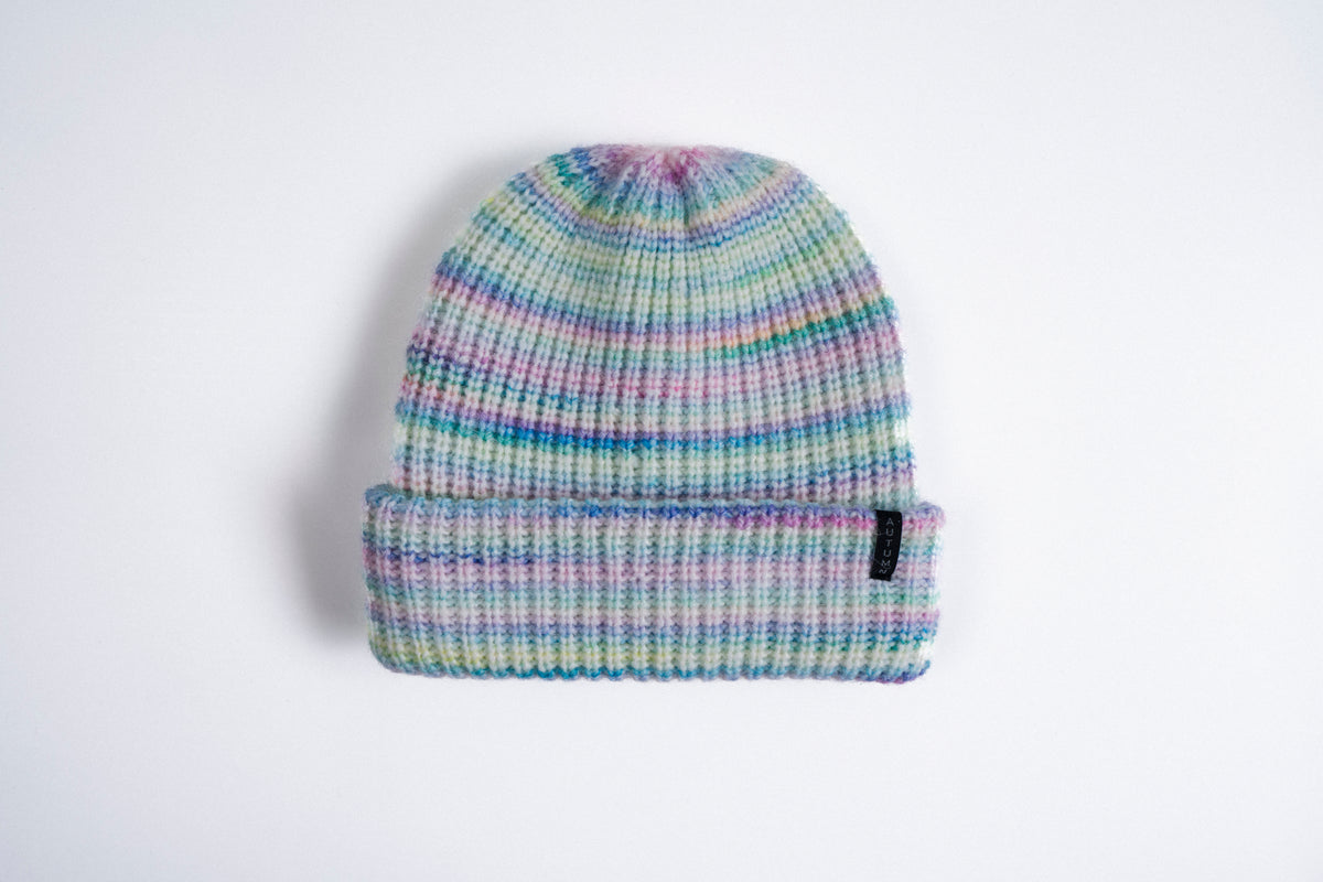 Chunky Stripe Beanie - Lemonade
