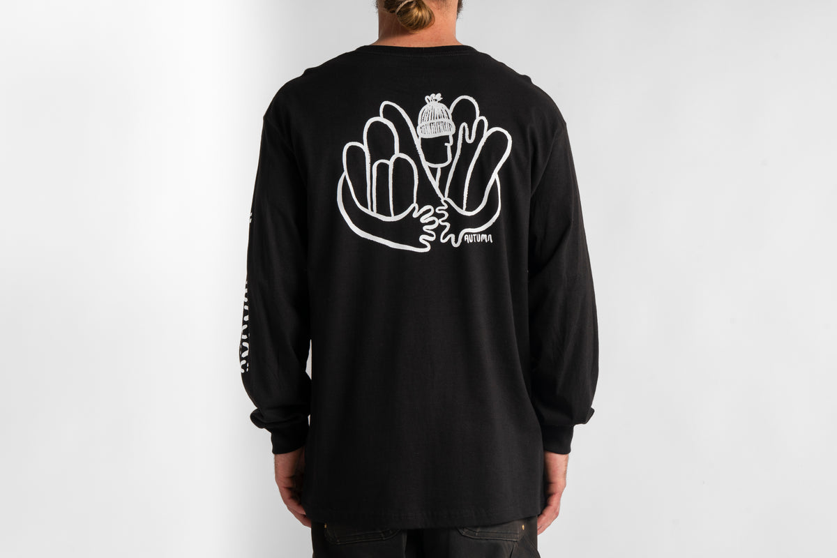 Grif Quiver LS Tee - Black