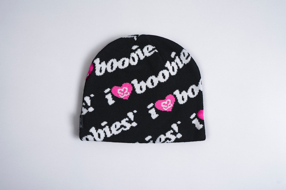 Keep A Breast Beanie - Black