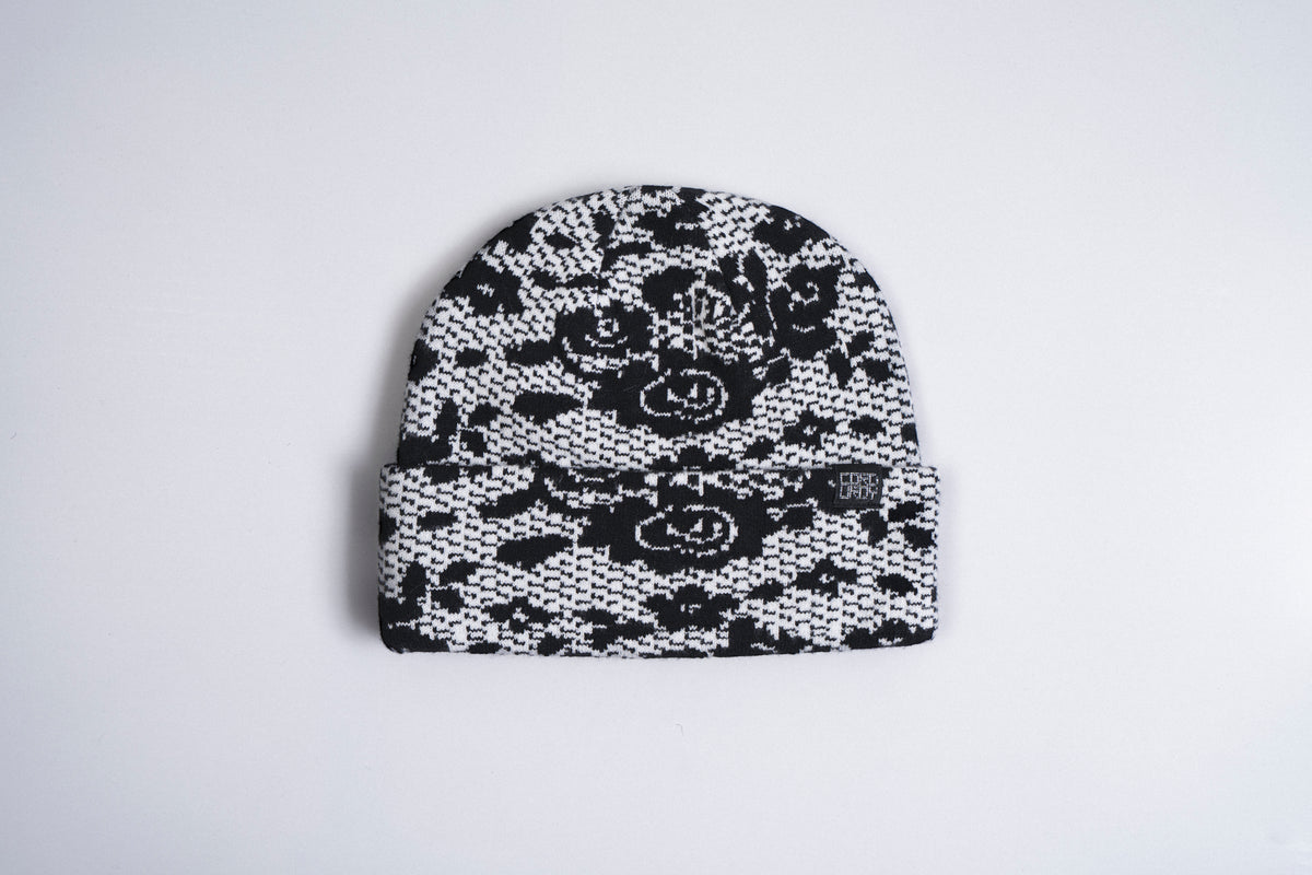 Lace Beanie - White