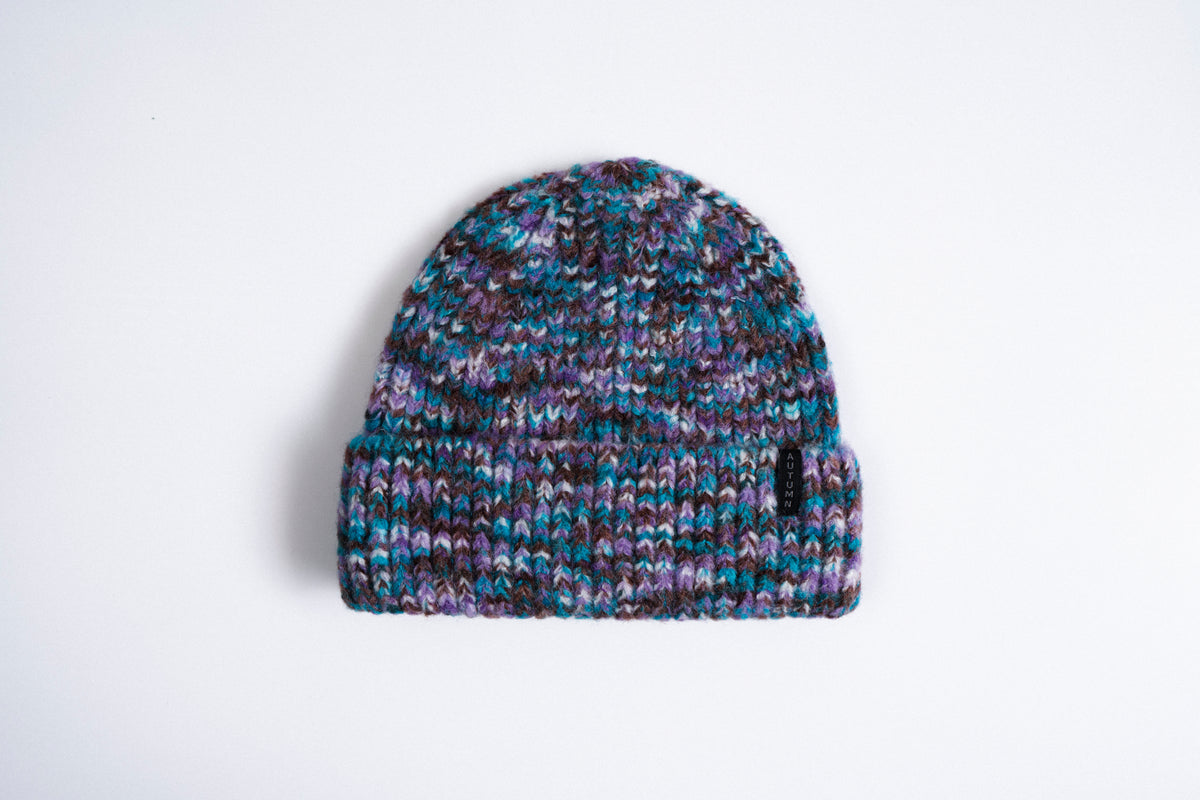 Marble Knit - Plum