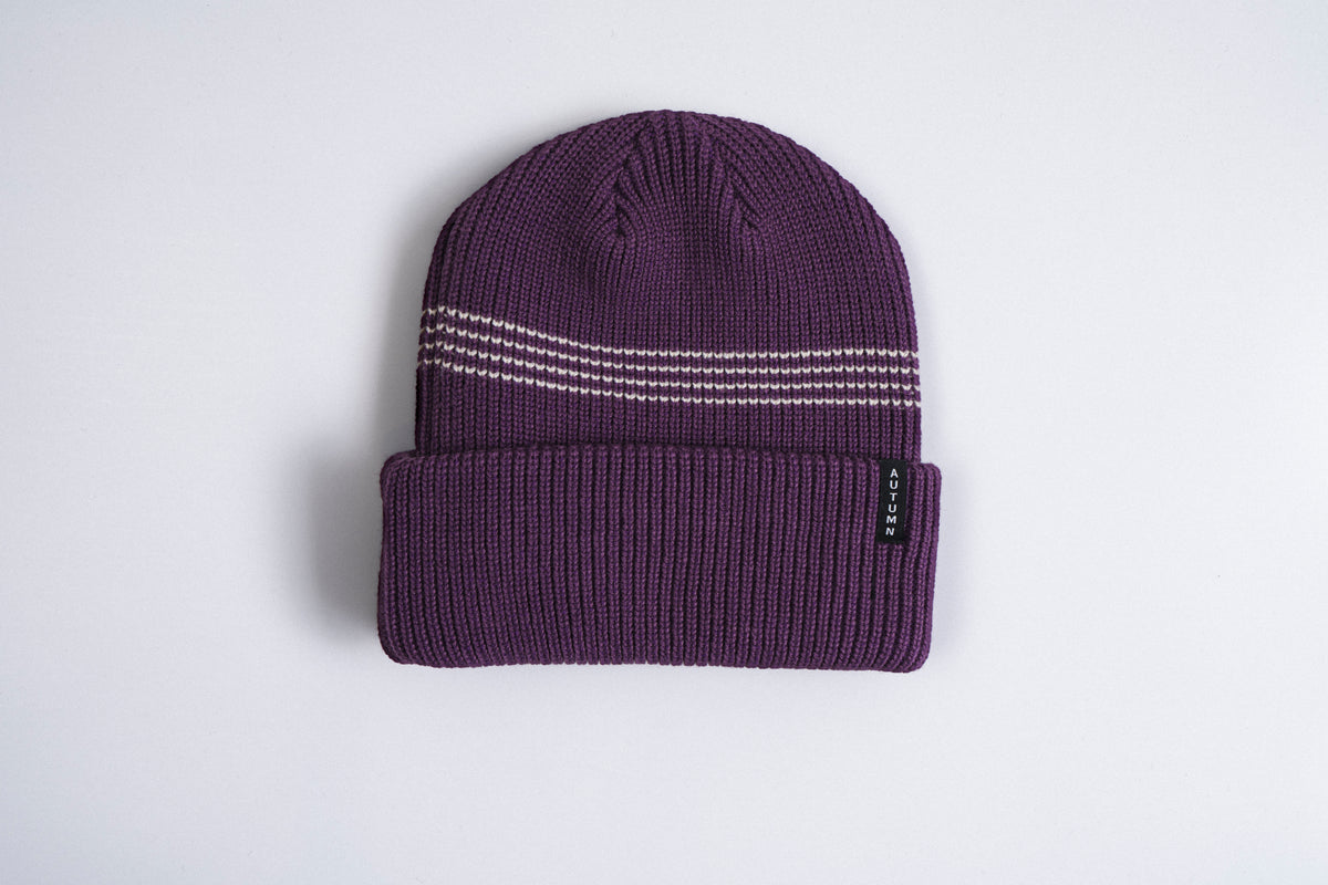Mini Stripe - Plum