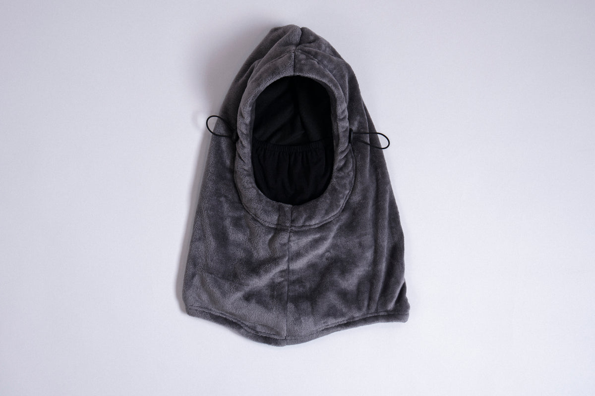 Plush Hood - Grey
