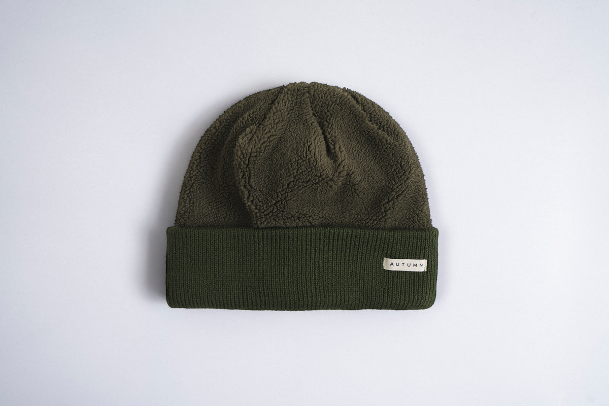 Reverse Fleece Beanie - Scum