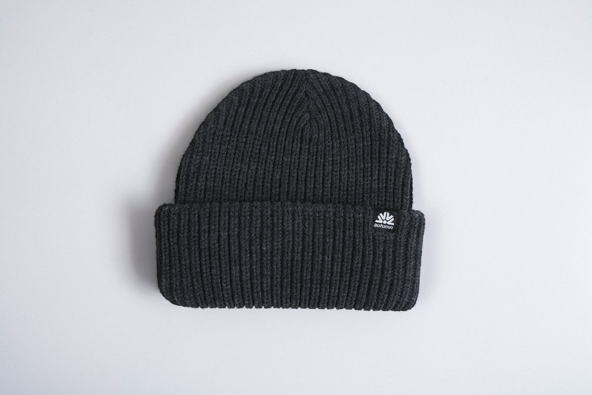 Ribbed Knit - Charcoal