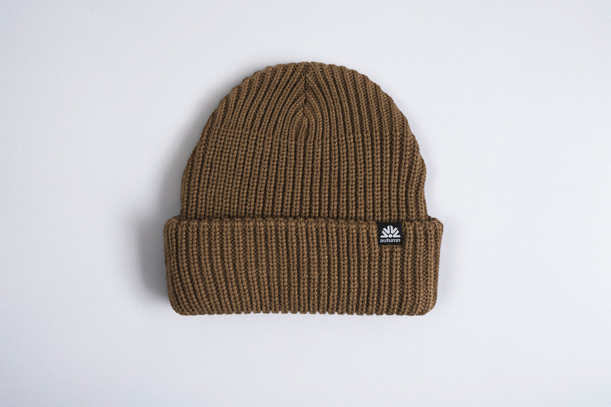 Ribbed Knit - Dark Sand