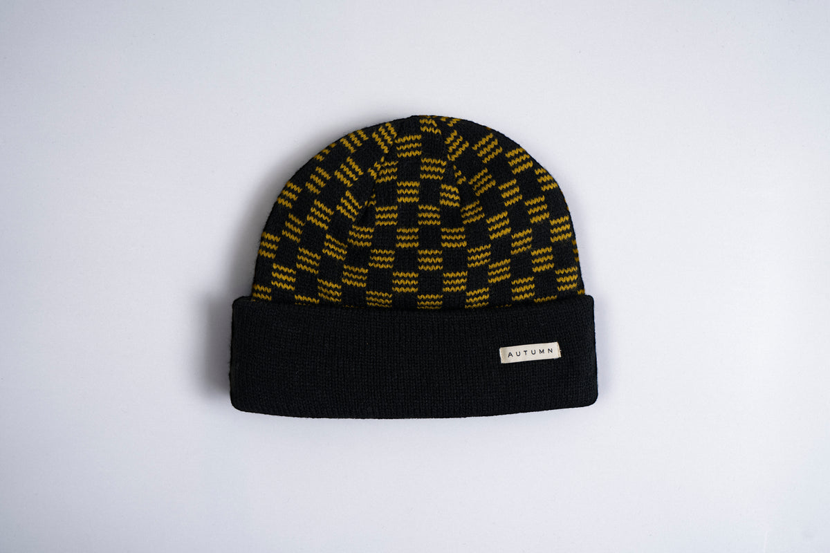 Squared Fleece Lined - Black