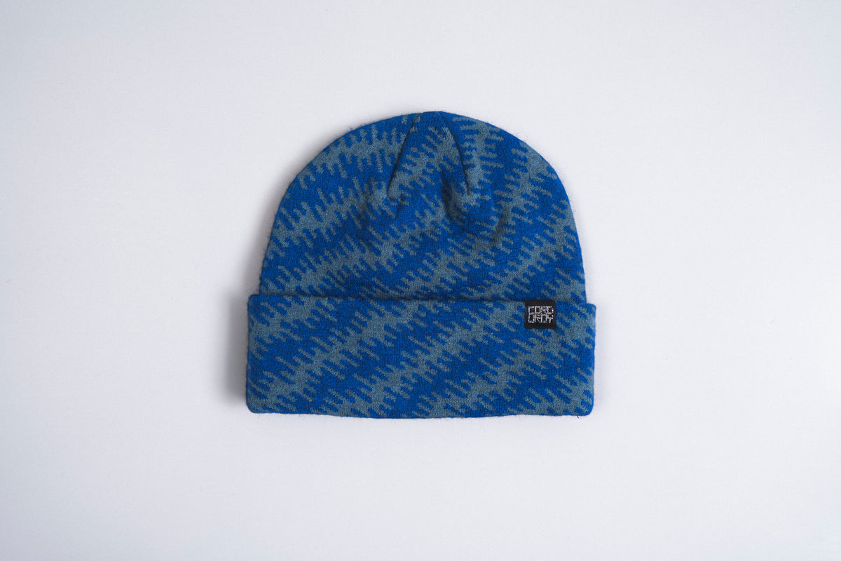 Static Camo Beanie - Midnight