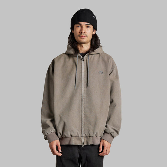 2025 LABOR JACKET - BLACK PIGMENT WASH