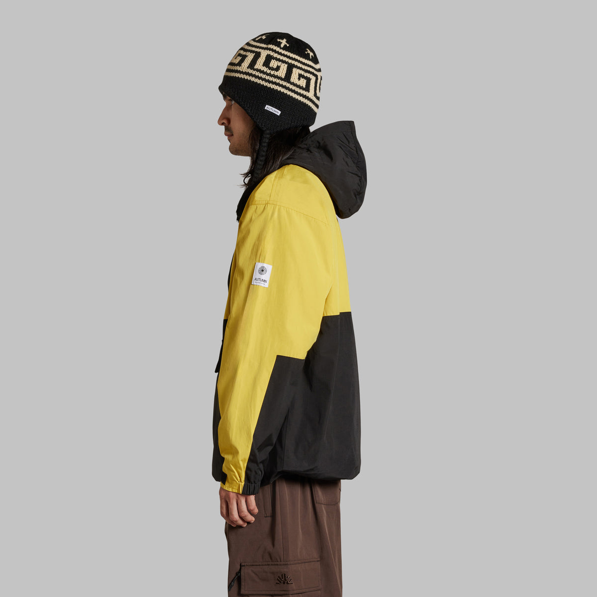 2025 CASCADE ANORAK JACKET - GOLD / BLACK