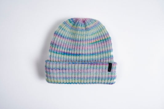 Chunky Stripe Beanie - Lemonade