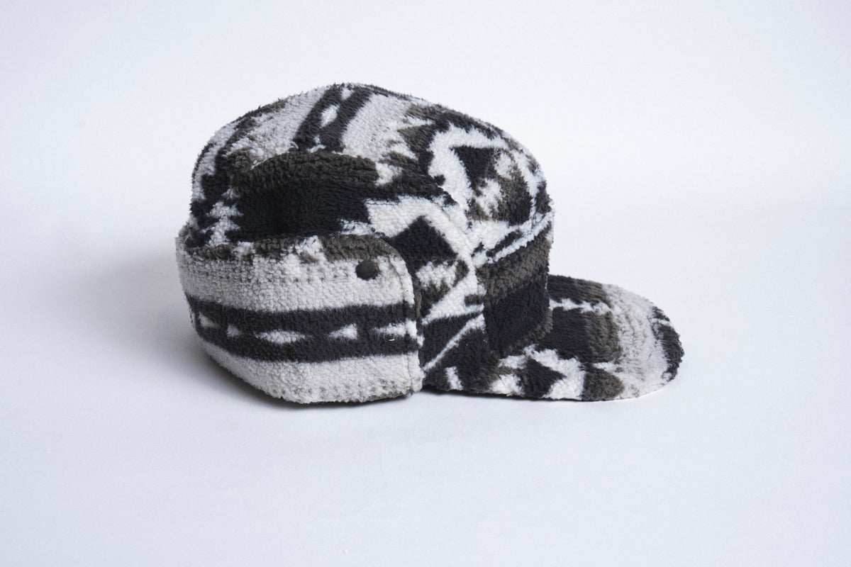 Fleece Flap Cap - Black