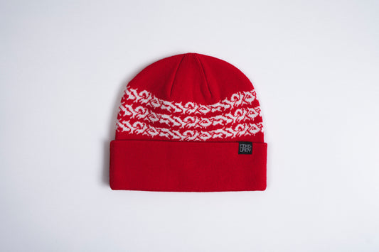 Prickly Beanie - Red