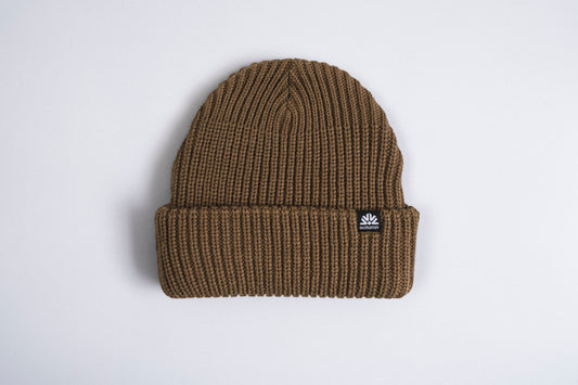 Ribbed Knit - Dark Sand