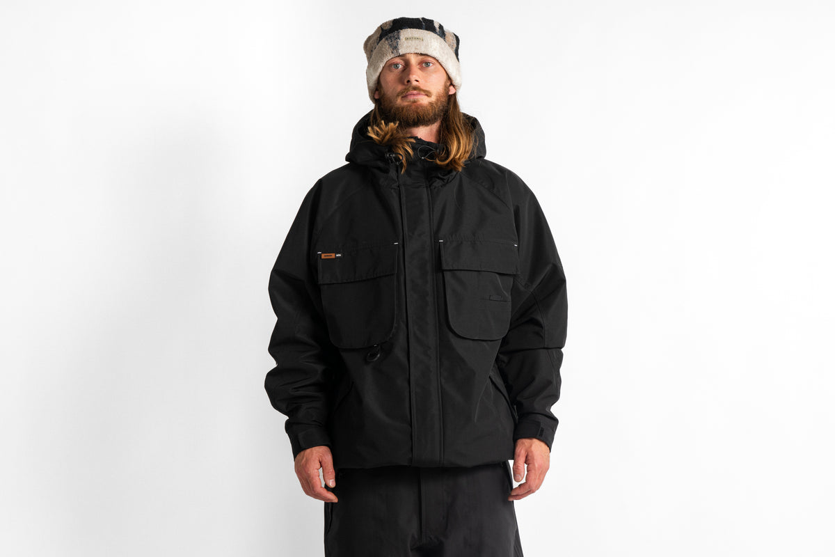 Scale Insulated Jacket - Black