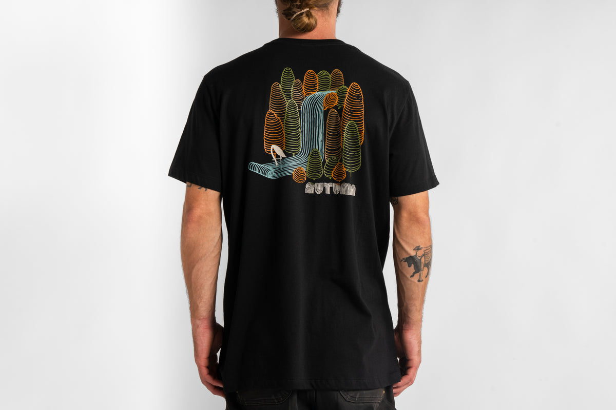 Soy Foliage SS Tee - Black