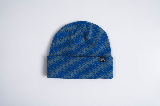 Static Camo Beanie - Midnight