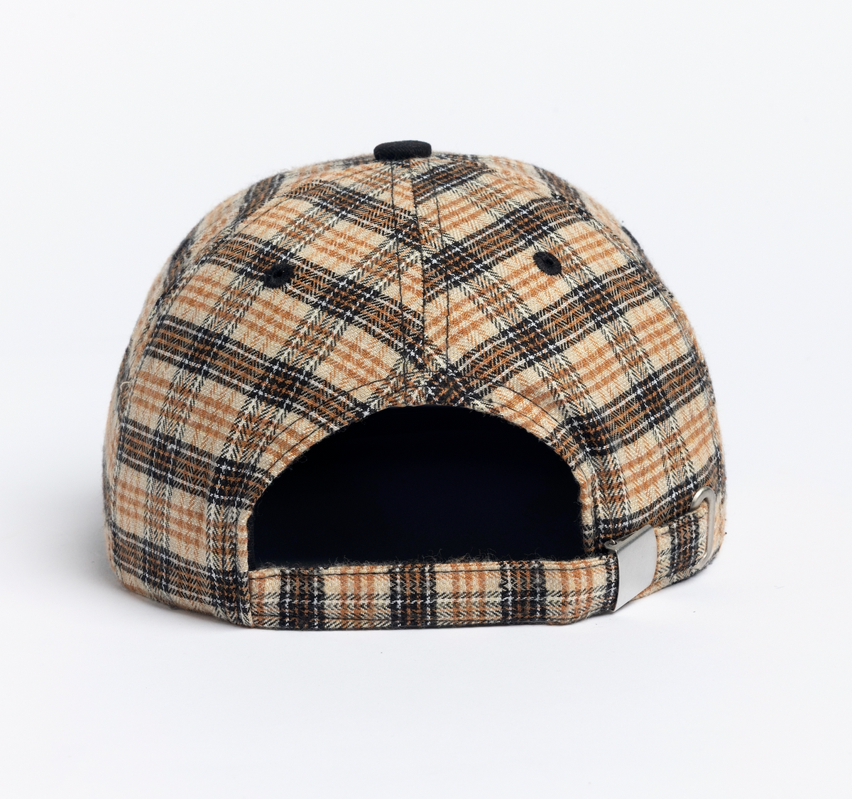 Mixed 5 Panel Strapback -Plaid
