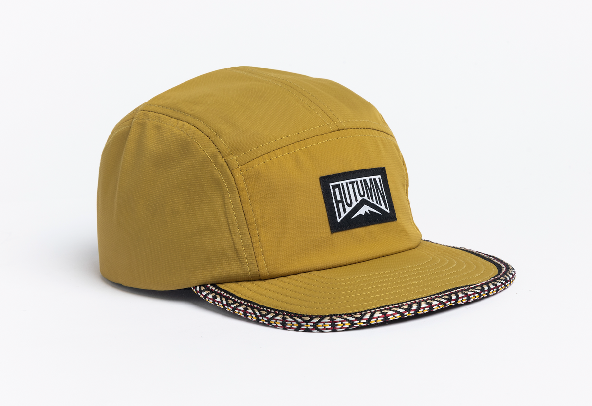 Ripstop 5 Panel Camp Cap - Mustard