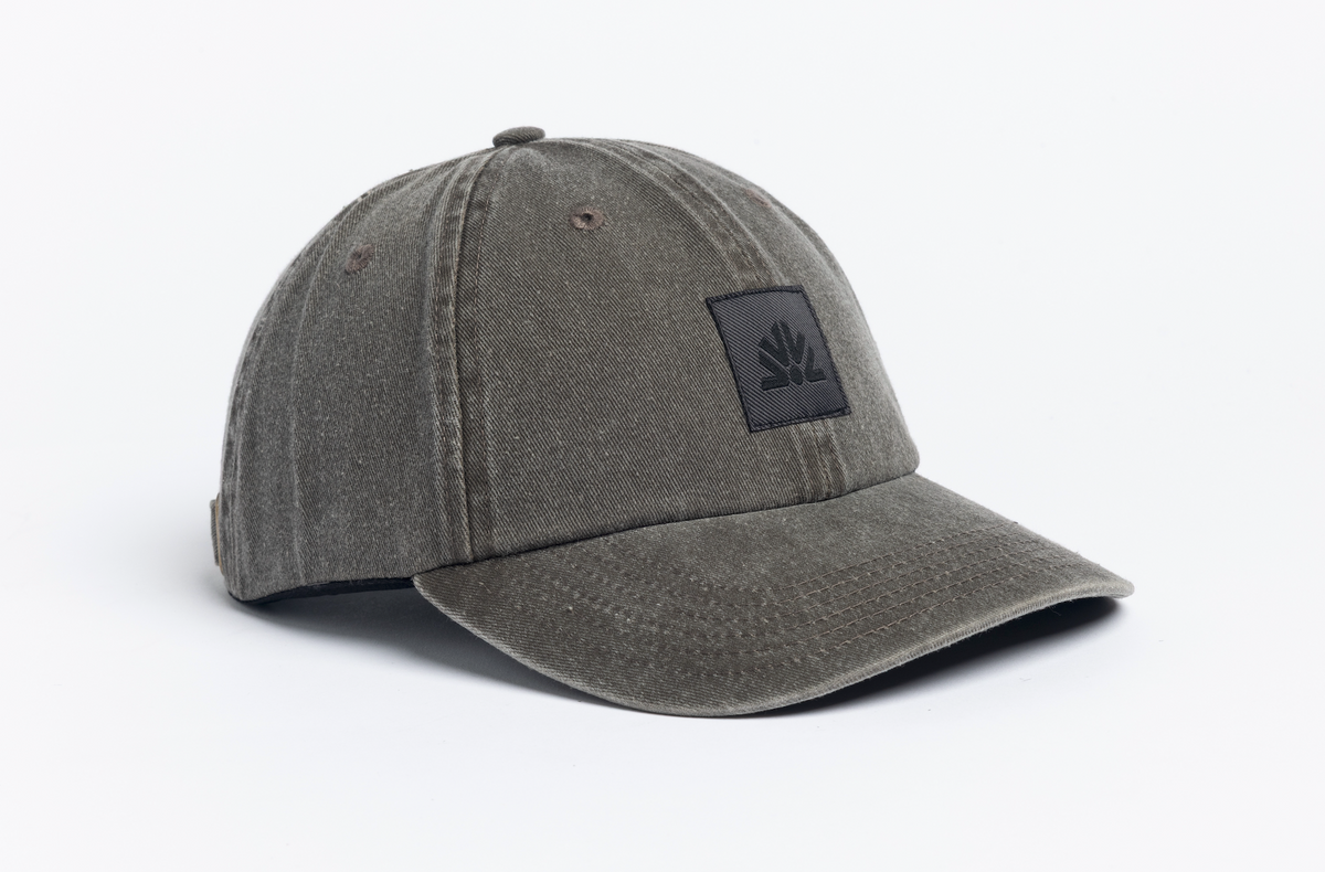 Washed 6 Panel Strapback - Brown